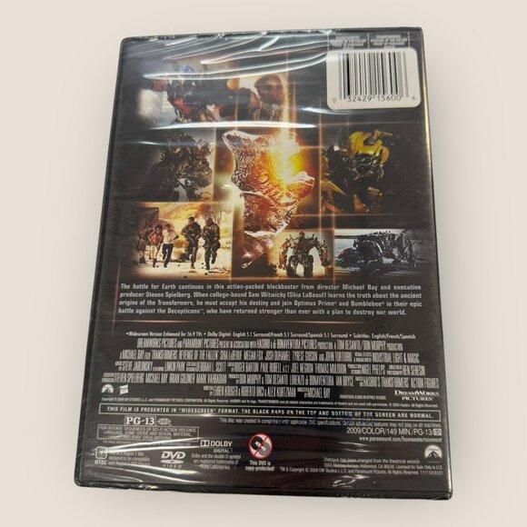 Transformers: Revenge Of The Fallen DVD PG-13 Action Sci-Fi Adventure Film - Picture 2 of 2